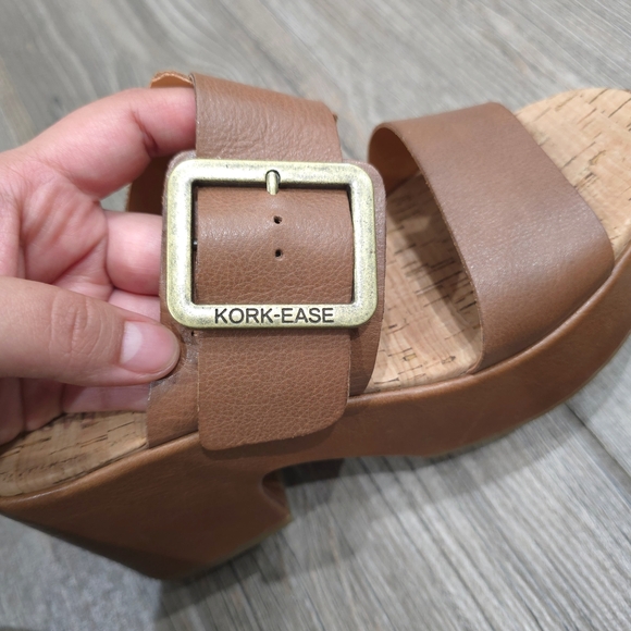 KORK EASE Women’s Taige Brown w/ Leather Strap, 6M, Platform Heel - Picture 11 of 16